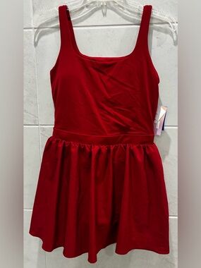 NWT JoyLab Red Active Dress Size Small